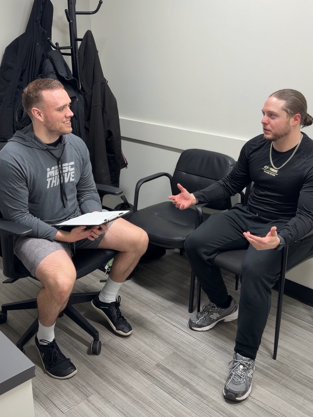 Kevin Rimler in a coaching consultation with a client